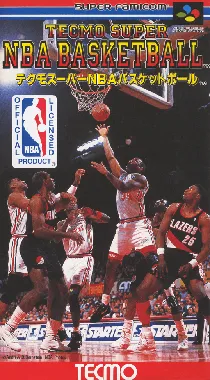 Tecmo Super NBA Basketball (Japan) box cover front